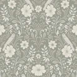 Magnolia Home Colette Wallpaper - Grey