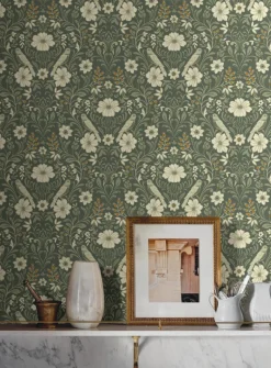 Magnolia Home Colette Wallpaper - Olive