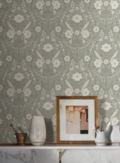 Magnolia Home Colette Wallpaper - Grey