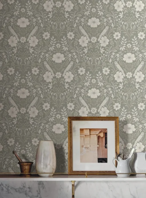 Magnolia Home Colette Wallpaper - Grey
