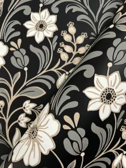 Magnolia Home Colette Wallpaper - Black