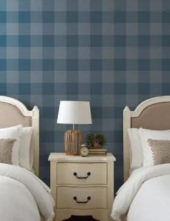 Magnolia Home Common Thread Wallpaper - Navy Blue