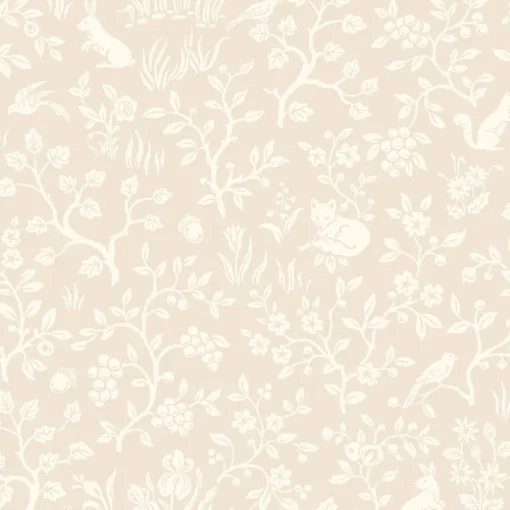 Magnolia Home Fox & Hare Wallpaper - Pink