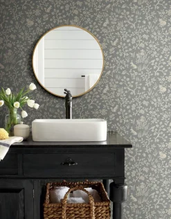 Magnolia Home Fox & Hare Wallpaper - Grey