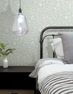 Magnolia Home Fox & Hare Peel & Stick Wallpaper - Green