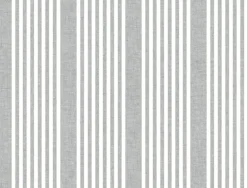 Magnolia Home French Linen Stripe Wallpaper - Charcoal