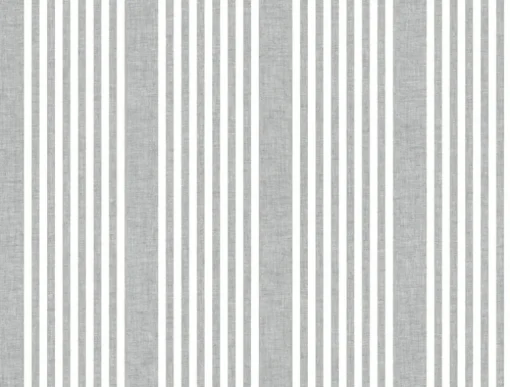 Magnolia Home French Linen Stripe Wallpaper - Charcoal