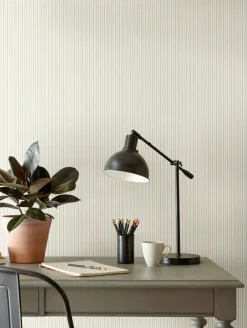 Magnolia Home French Ticking Wallpaper - Light Blue