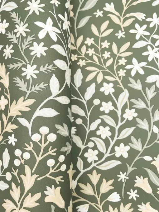Magnolia Home Garden Terrace Wallpaper - Olive