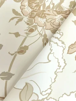 Magnolia Home Gwendolyn Wallpaper - Neutral & Coral