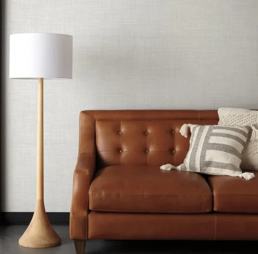 Magnolia Home High Performance Crossroad Wallpaper - Whitewash