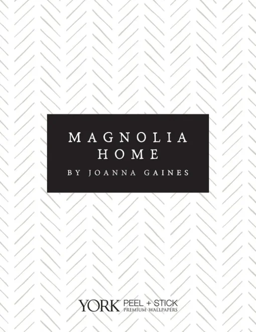 Magnolia Home Linear Gridwork Peel & Stick Wallpaper - Navy Blue