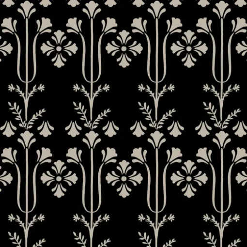 Magnolia Home Lydia Wallpaper - Black