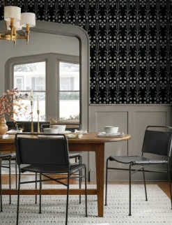 Magnolia Home Lydia Wallpaper - Black