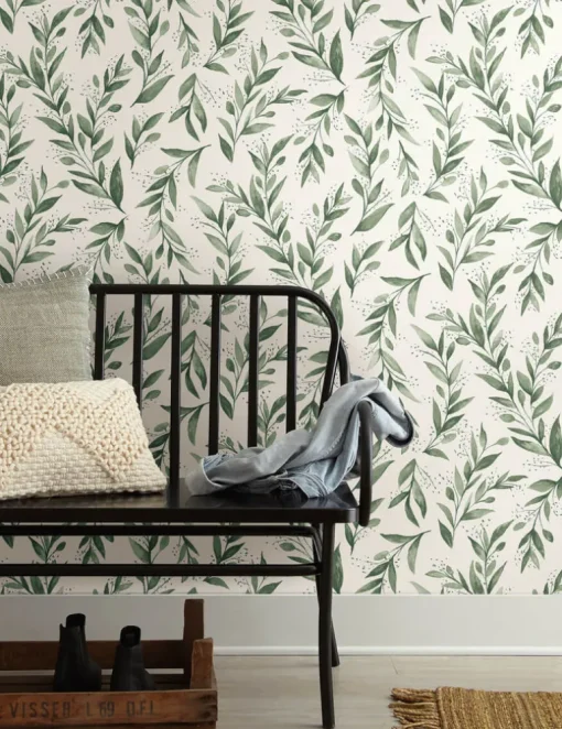 Magnolia Home Olive Branch Peel & Stick Wallpaper - Olive Grove