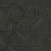Magnolia Home Open Sheet Parquet Wallpaper - Black