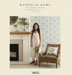 Magnolia Home Plaster Finish Wallpaper - Blanc de Blanc