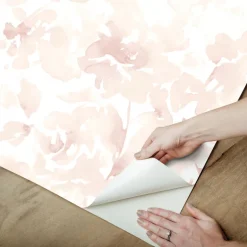 Magnolia Home Renewed Floral Peel & Stick Wallpaper - Pink