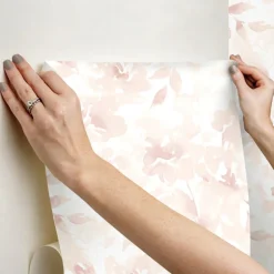 Magnolia Home Renewed Floral Peel & Stick Wallpaper - Pink