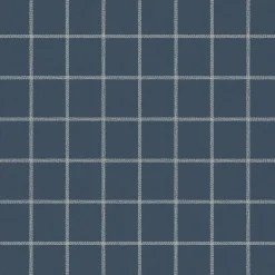 Magnolia Home Sunday Best Wallpaper - Navy Blue