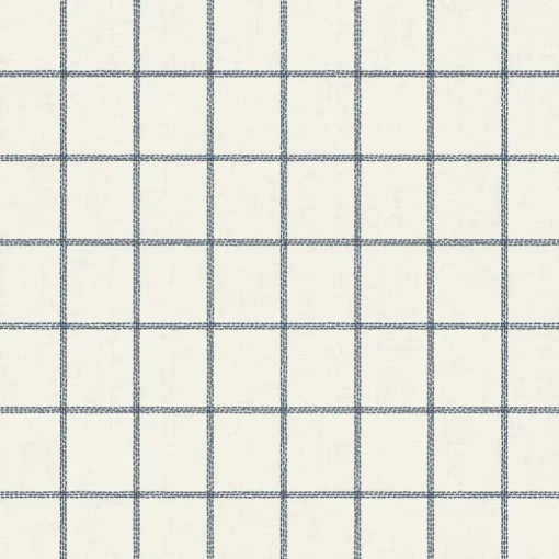 Magnolia Home Sunday Best Wallpaper - White & Blue
