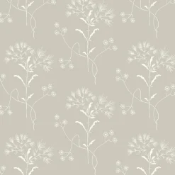 Magnolia Home Wildflower Wallpaper - Light Grey