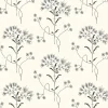 Magnolia Home Wildflower Wallpaper - Black & White
