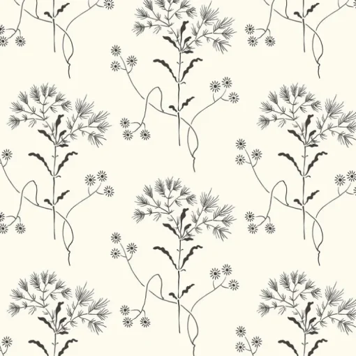 Magnolia Home Wildflower Wallpaper - Black & White