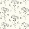 Magnolia Home Wildflower Peel & Stick Wallpaper - Black & White