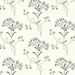 Magnolia Home Wildflower Peel & Stick Wallpaper - Black & White