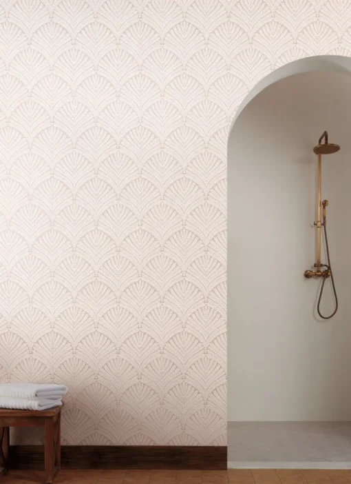 Mediterranean Beachcomber Wallpaper - Pink