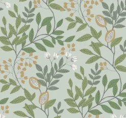 Mediterranean Eden Retreat Wallpaper - Green