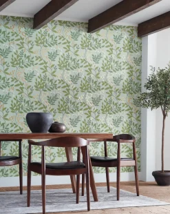 Mediterranean Eden Retreat Wallpaper - Green