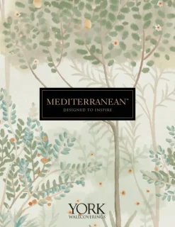Mediterranean Eden Retreat Wallpaper - Green