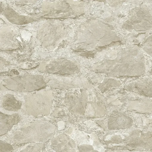 Mediterranean Field Stone Wallpaper - Brown