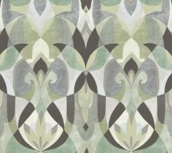 Mediterranean Malta Wallpaper - Green