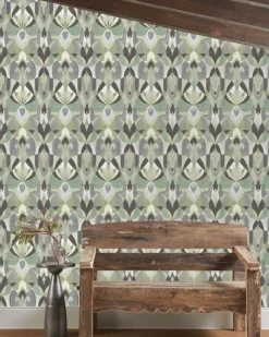 Mediterranean Malta Wallpaper - Green