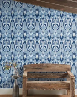 Mediterranean Malta Wallpaper - Blue