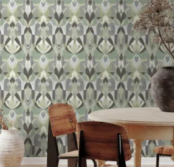 Mediterranean Malta Wallpaper - Green