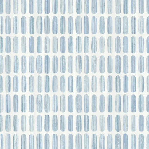 Mediterranean Petite Pergola Wallpaper - Blue