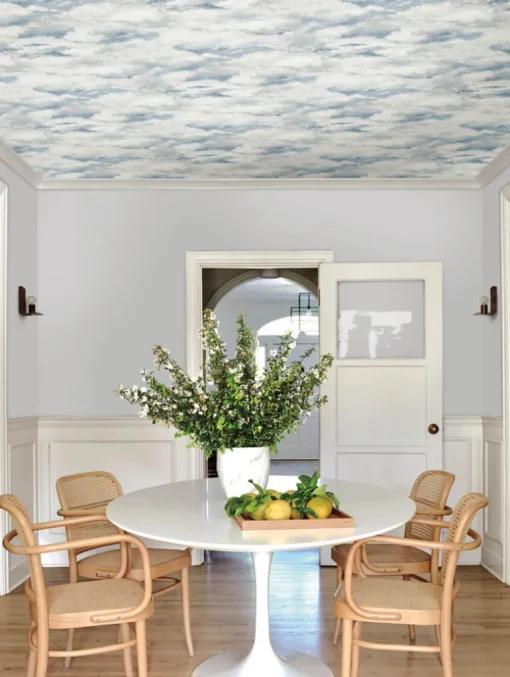 Mediterranean Plein Air Wallpaper - Blue