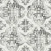 Mediterranean Quartet Wallpaper - Black
