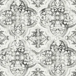 Mediterranean Quartet Wallpaper - Black