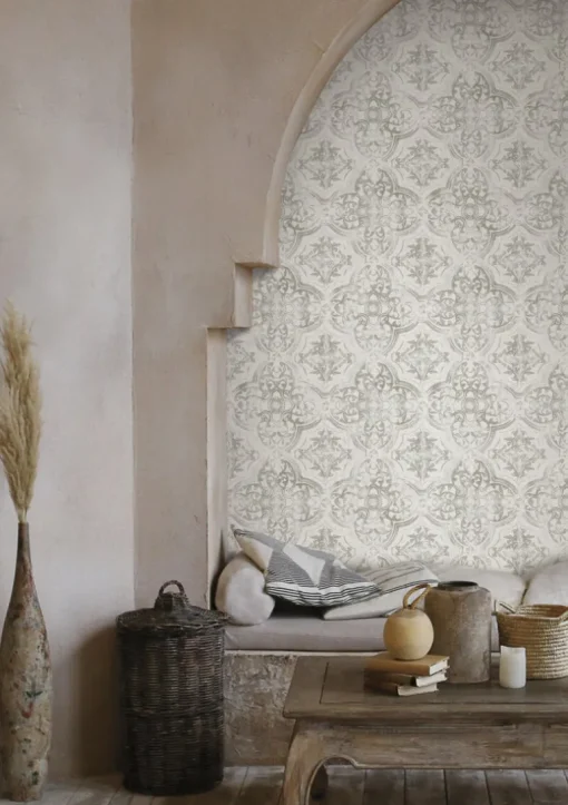 Mediterranean Quartet Wallpaper - Brown