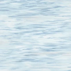 Mediterranean Ripples Wallpaper - Blue