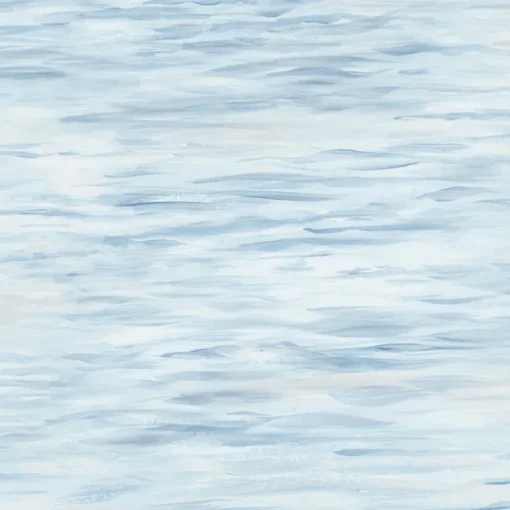 Mediterranean Ripples Wallpaper - Blue