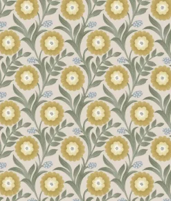 Mirth Studios Lillian Floral Vine Peel & Stick Wallpaper - Sage