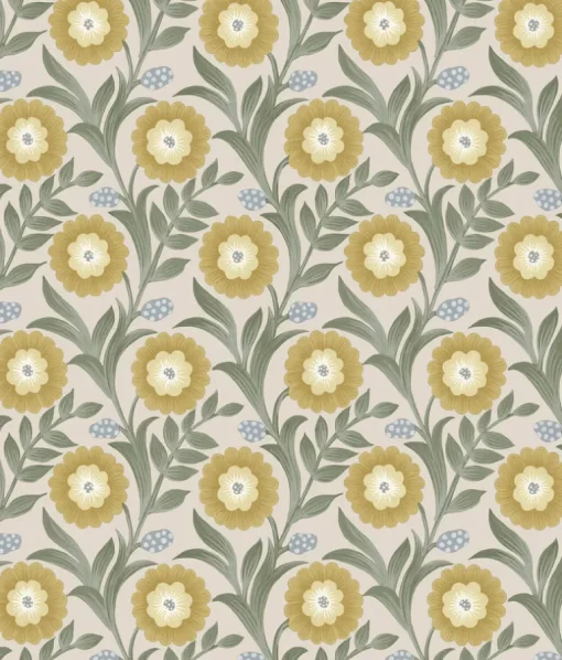 Mirth Studios Lillian Floral Vine Peel & Stick Wallpaper - Sage