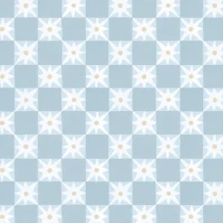 Mirth Studios Stardust Checkerboard Peel & Stick Wallpaper - Blue