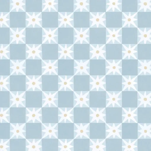 Mirth Studios Stardust Checkerboard Peel & Stick Wallpaper - Blue